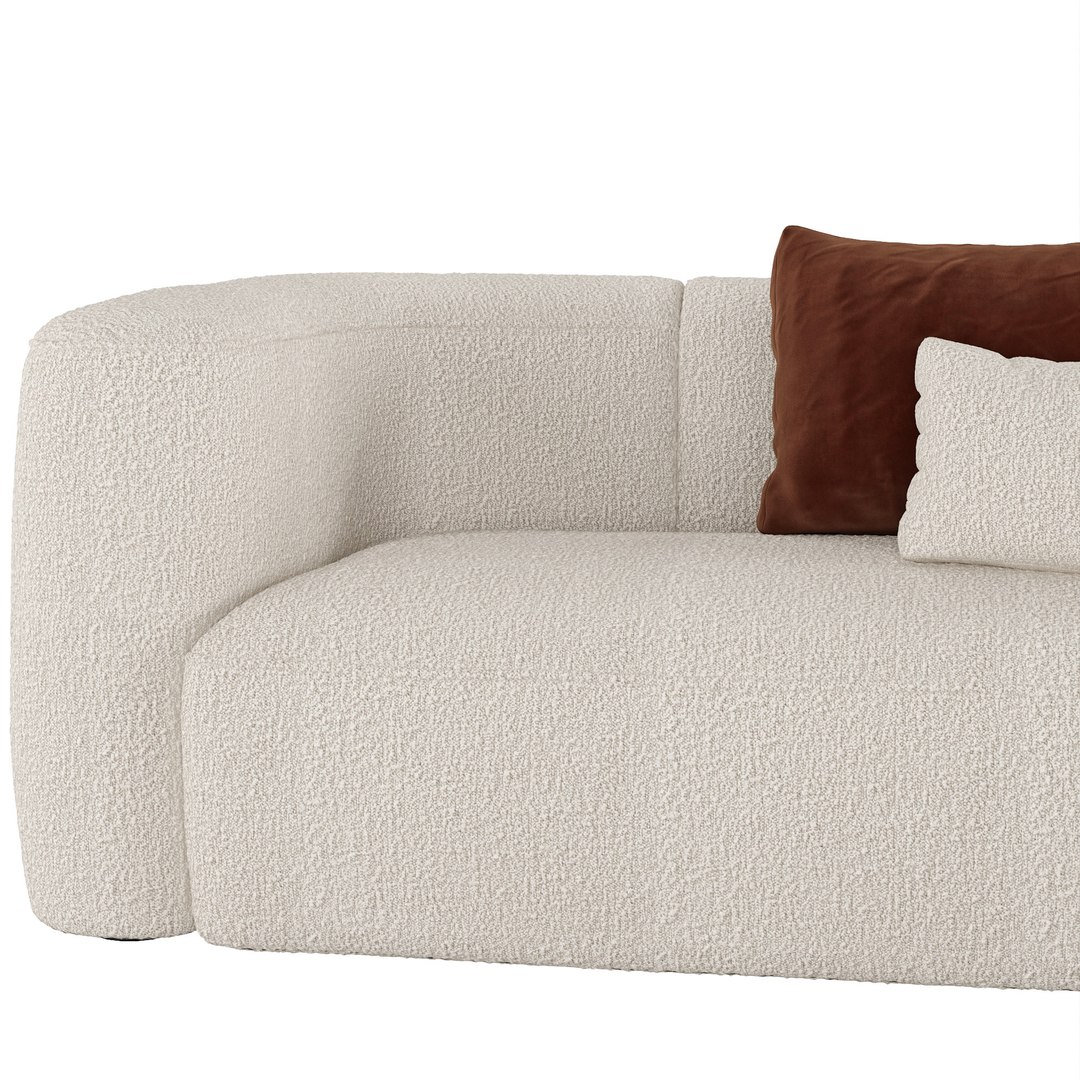Mellow Sectional Sofa By Acanva 3D Model - TurboSquid 2059739