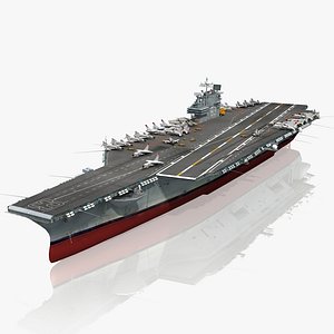 USS Kitty Hawk CV-63 3D model