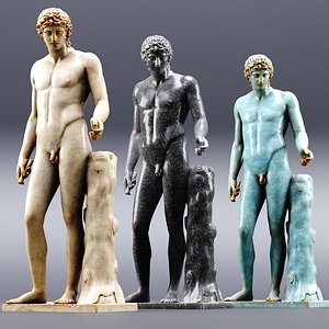 3D Adonis Sculpture model