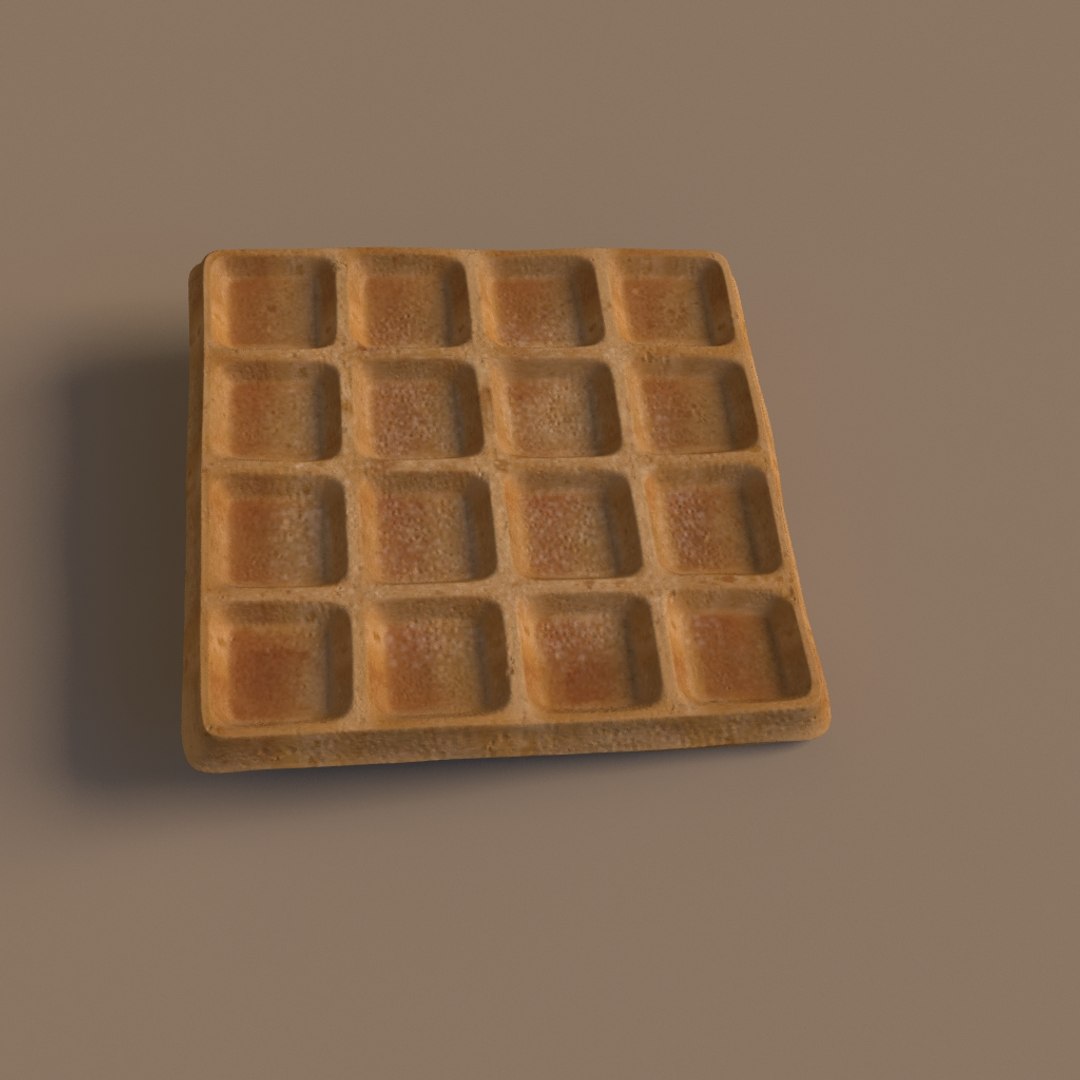 Light Waffle 3d Obj