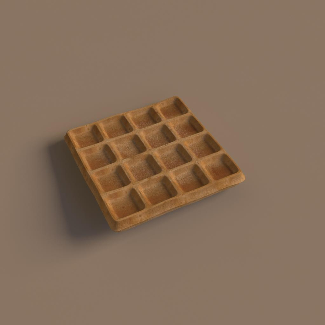 Light Waffle 3d Obj