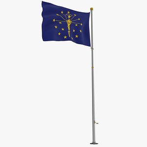 Pole Flag Indiana