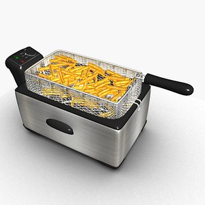 Chips fryer 3D model