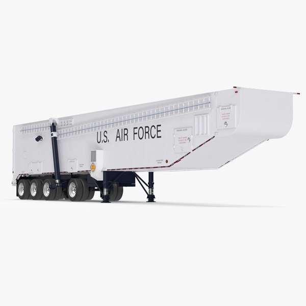 3D Minuteman Missile Trailer model