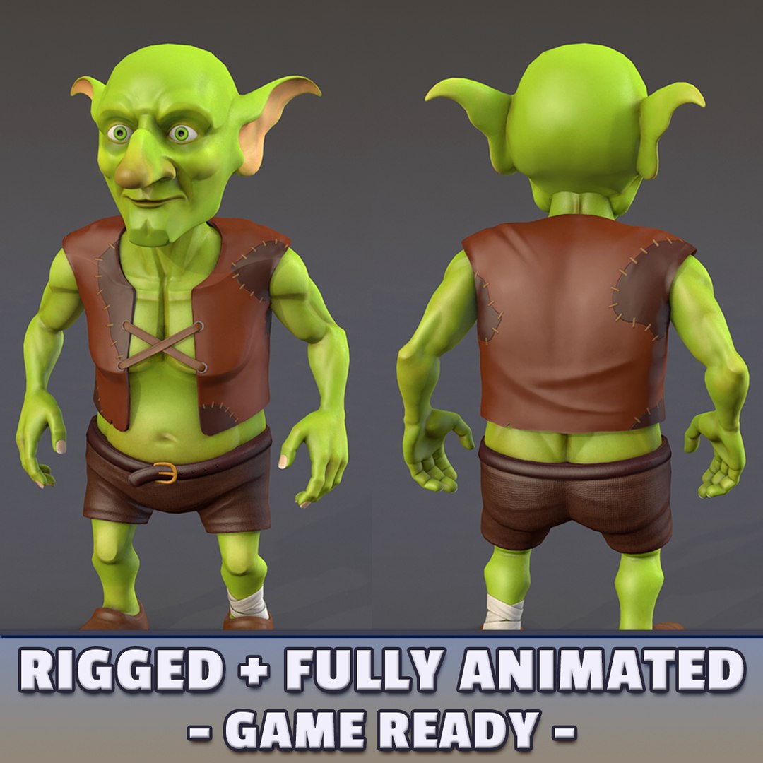 3D Goblin Animations Model - TurboSquid 1450568