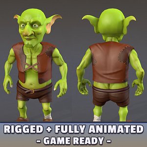 3D goblin animations model