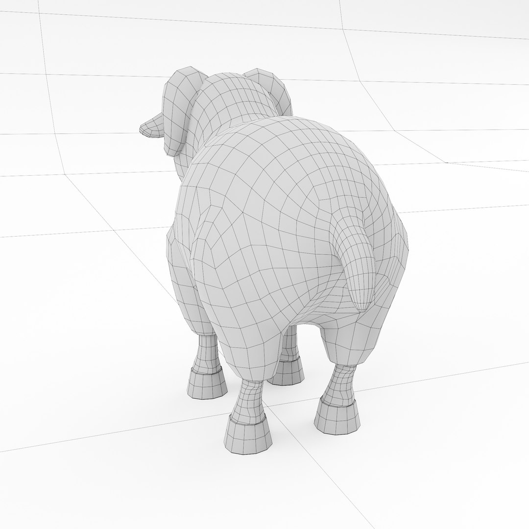 3D Model Sheep Cartoon Animal 3d Model - TurboSquid 1996570