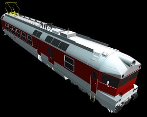 3d locomotive zssk railway model