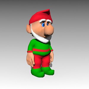 elf cartoon model