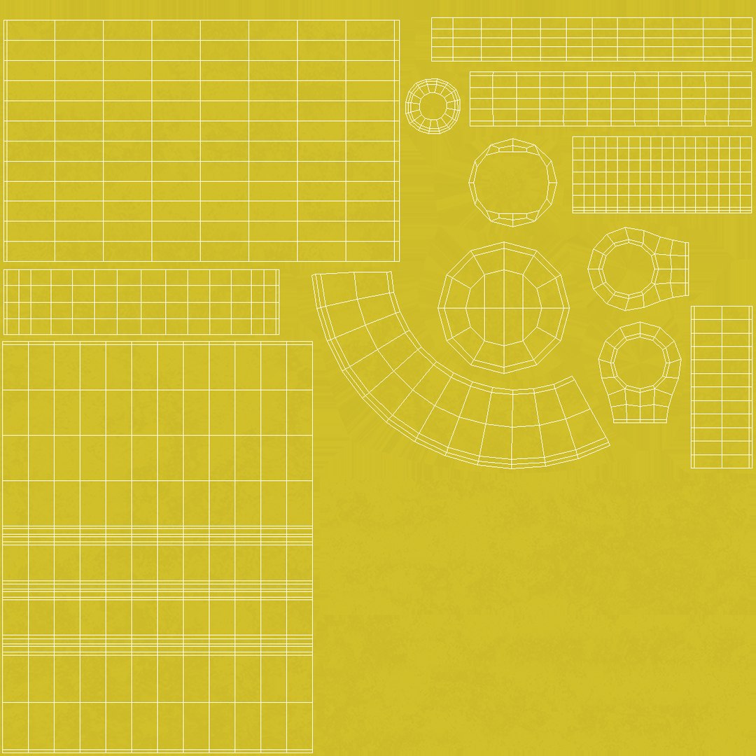 Feather duster yellow dust 3D model - TurboSquid 1555805