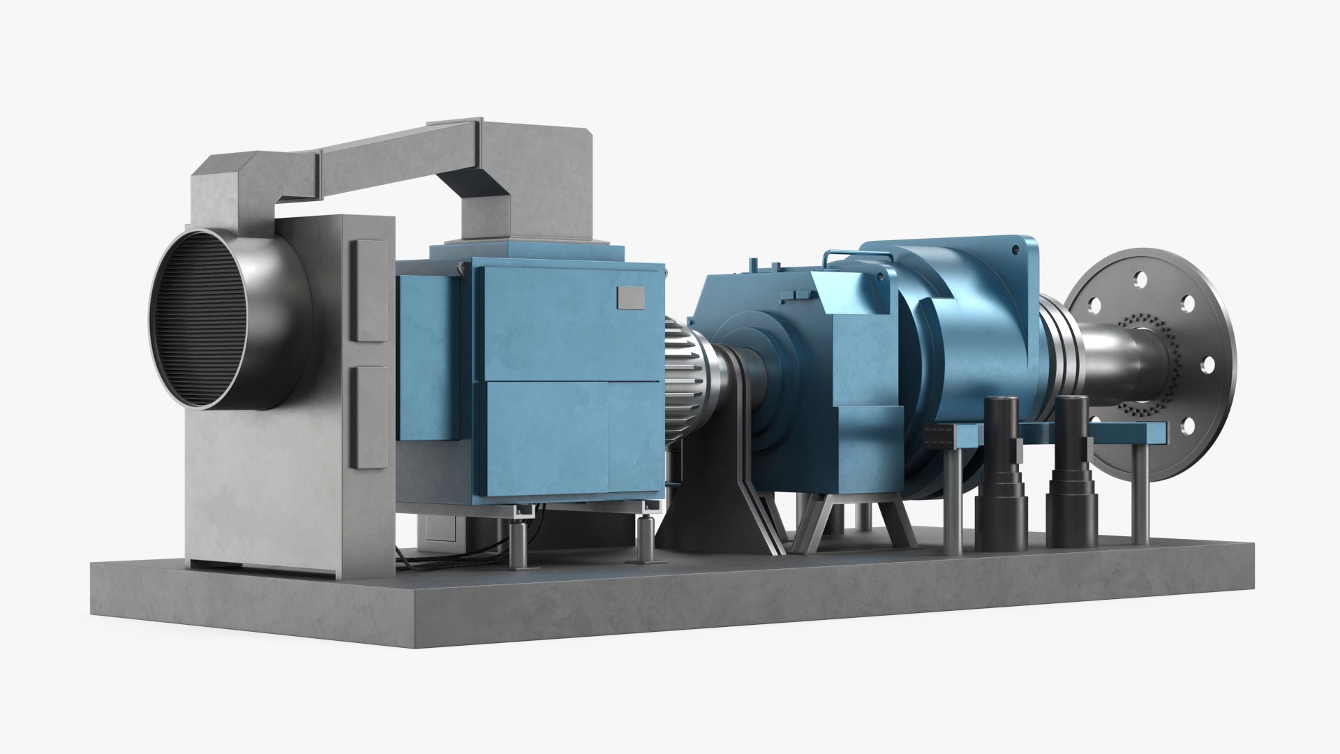 Wind Turbine 3D model preview