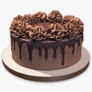 3D model Chocolate Gateau