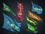 3D 20 Fully Loop Animated Flags model
