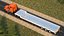 Freightliner Truck With Extendable Trailer