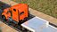 Freightliner Truck With Extendable Trailer