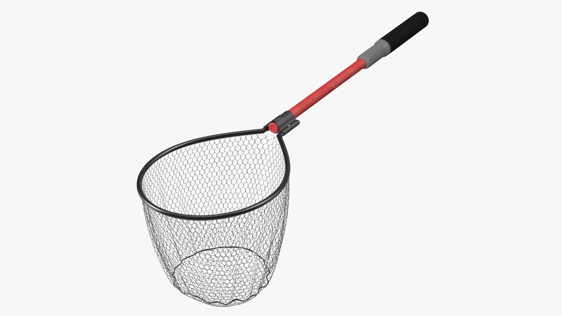 Sports Fishing Landing Net 3D model preview