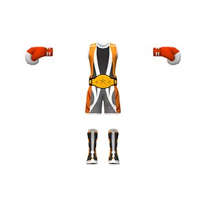 3D Mens Boxing Equipment model