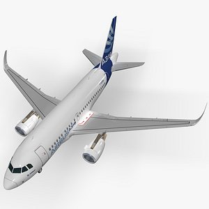 Airbus A318 with Sharklets - House Livery 3D model