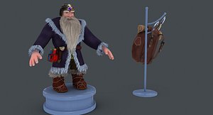 Dwarf with bag