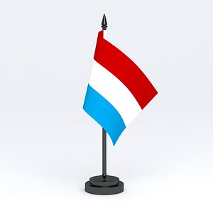 3D Statenvlag Table Flag model