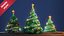 Sapin de Noël 3 modèles stylisés