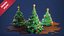 Sapin de Noël 3 modèles stylisés