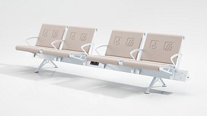 waiting bench 3D