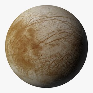 3D europe j2 jupiter moon