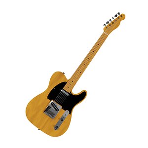 Telecaster Guitar Vintage Blonde model
