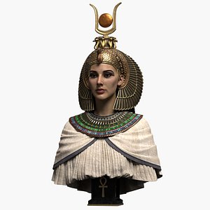 3D model egyptian queen