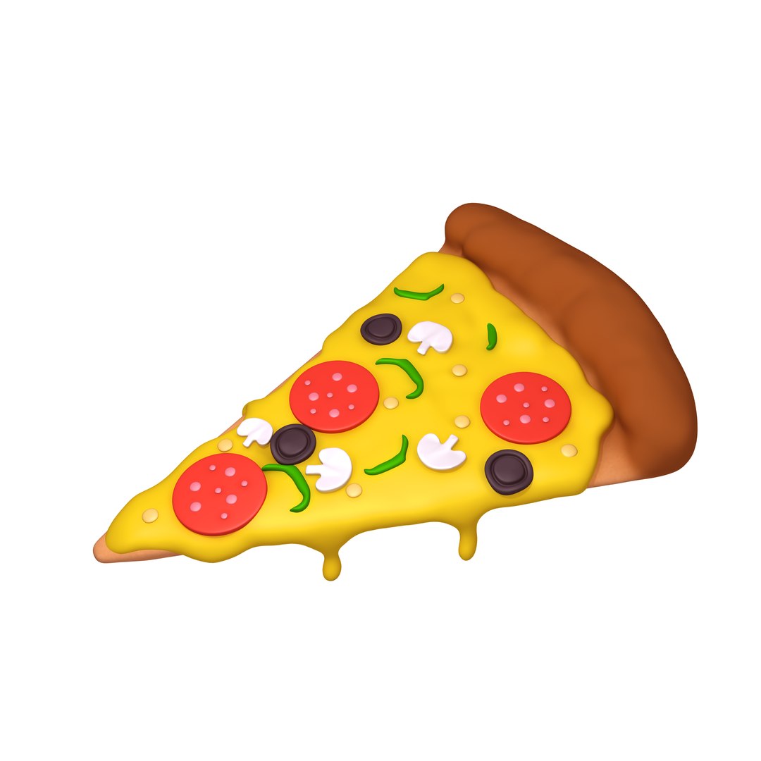 3D Pizza Slice - TurboSquid 1709921