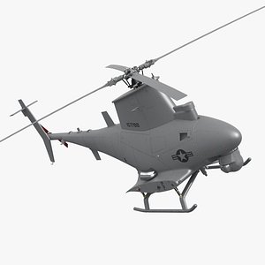 Northrop Grumman MQ-8 Fire Scout Rigged for Maya