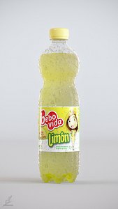 500ml Plastic Bottle - Lemon