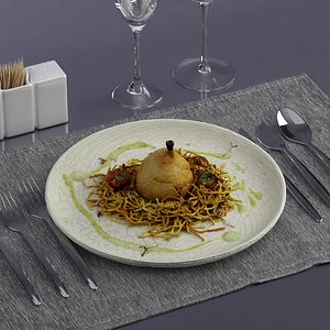 scanned food 3D model