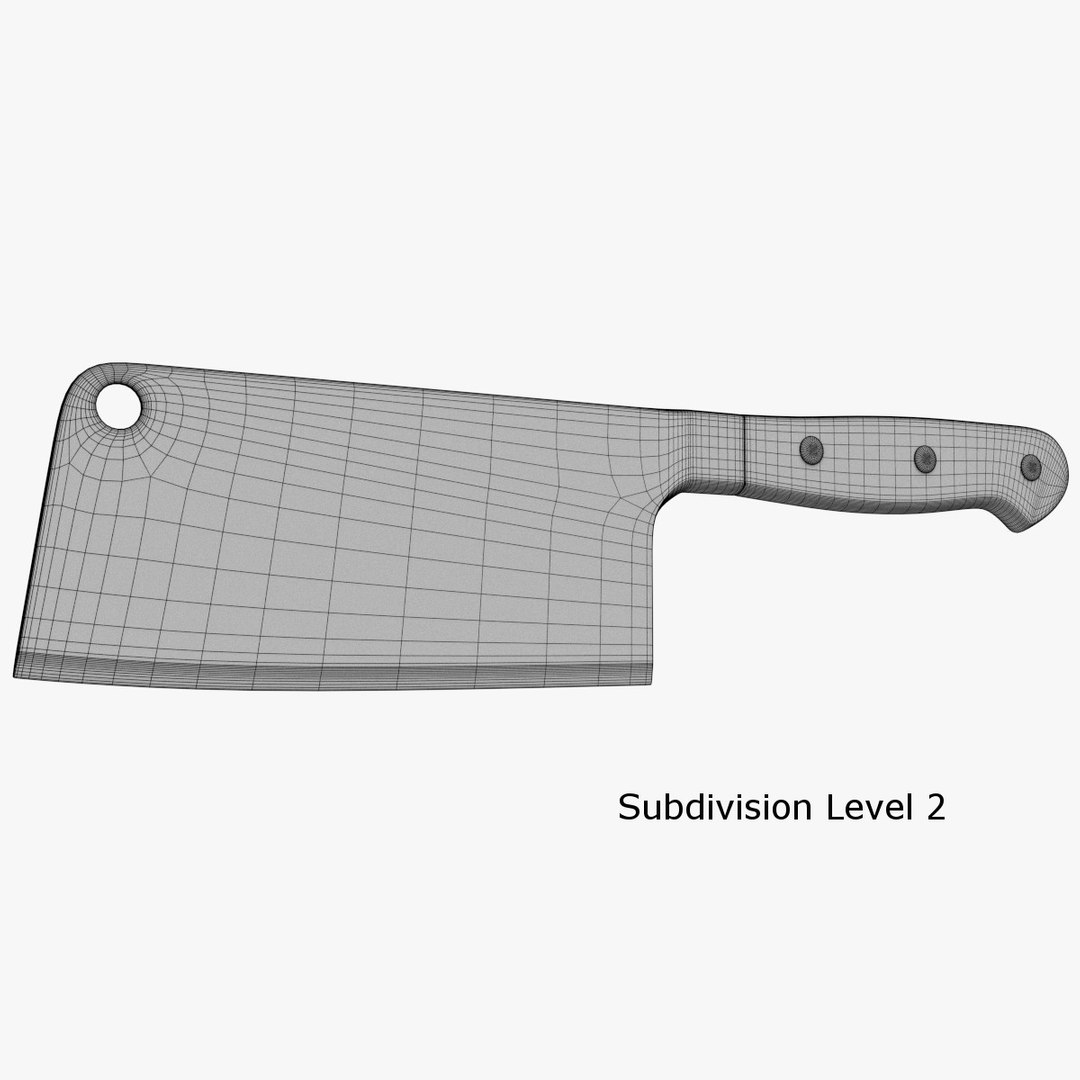 Cleaver Blade 3d Model