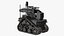 Ancien système robotique multifonctionnel noir truqué