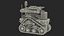 Ancien système robotique multifonctionnel noir truqué