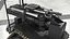 Ancien système robotique multifonctionnel noir truqué