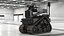 Ancien système robotique multifonctionnel noir truqué