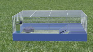 cage animal 3D model
