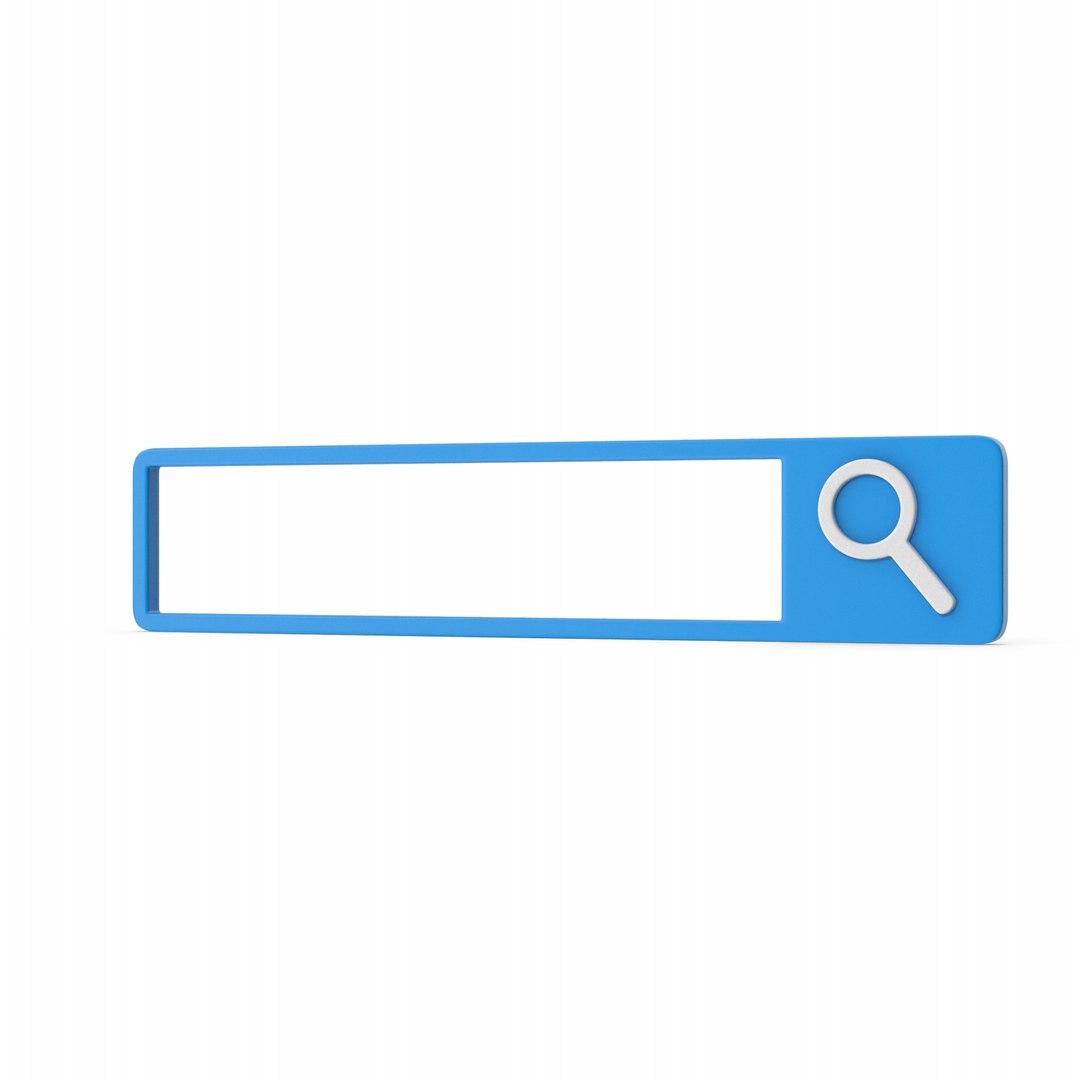 Search Bar Symbol 3D Model - TurboSquid 2184971