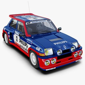 Renault 5 Turbo Rally Car