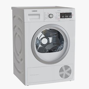 3D model bosch dryer machine wtwh7589sn