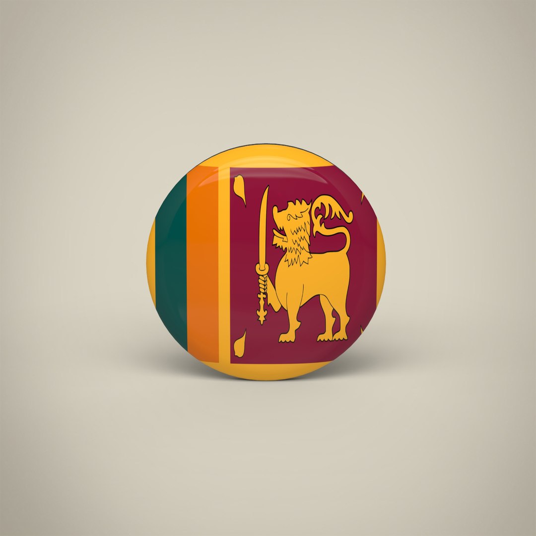 Sri Lanka Badge 3D - TurboSquid 1814171