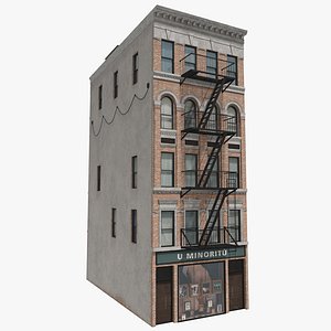 3D Building 08 - 8K PBR Textures