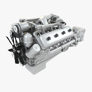 Kraz Engine With Gearbox