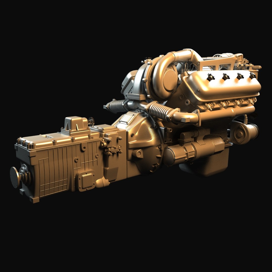 Engine Kraz 3ds