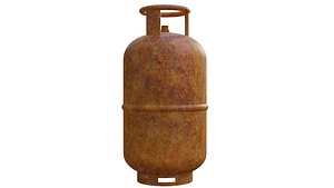 3D Fully Rusted Cylinder