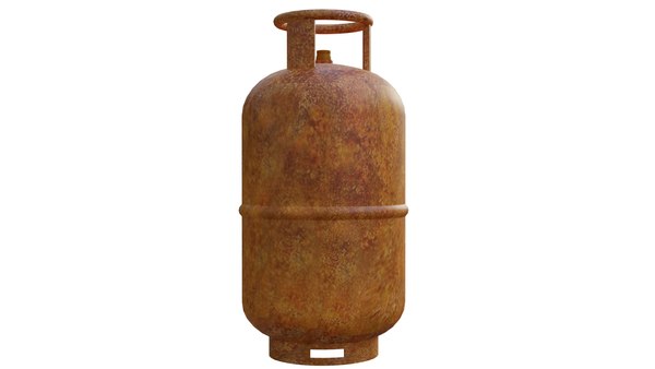 3D Fully Rusted Cylinder