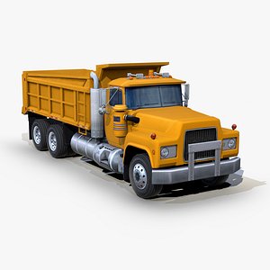 Heavy dump truck 3D model